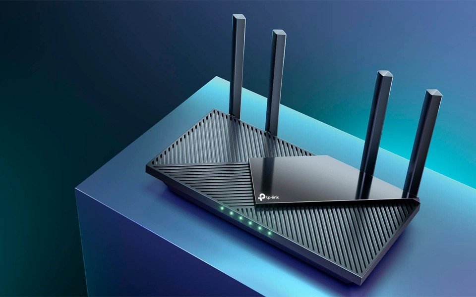 Двухдиапазонный Wi-Fi 6 маршрутизатор TP-Link Archer AX55 класса AX3000